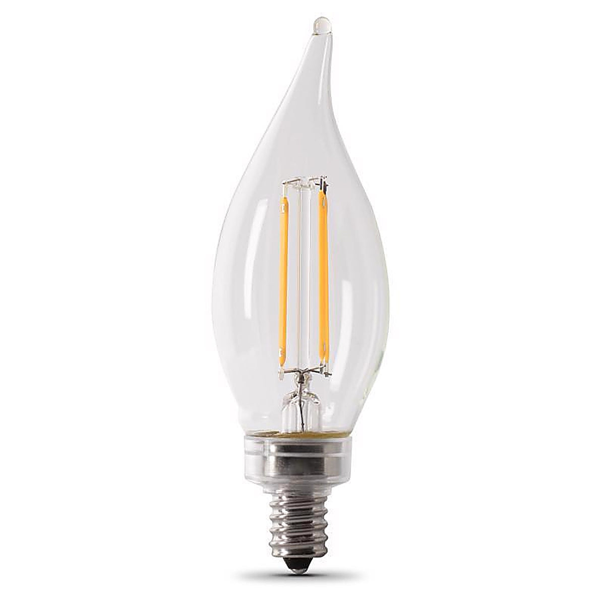 Feit Electric CFC40950CAFIL6 Enhance CA10 E12 (Candelabra) Filament LED Bulb Daylight 40 W 6 pk