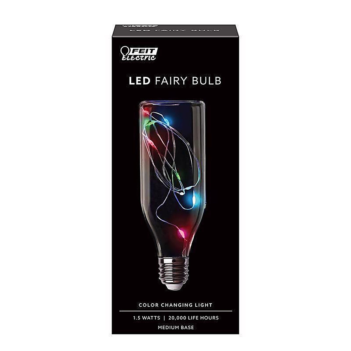 Feit Electric FY/BOT/RGB/LED Fairy Bottle E26 (Medium) LED Bulb Multi-Colored 1 pk