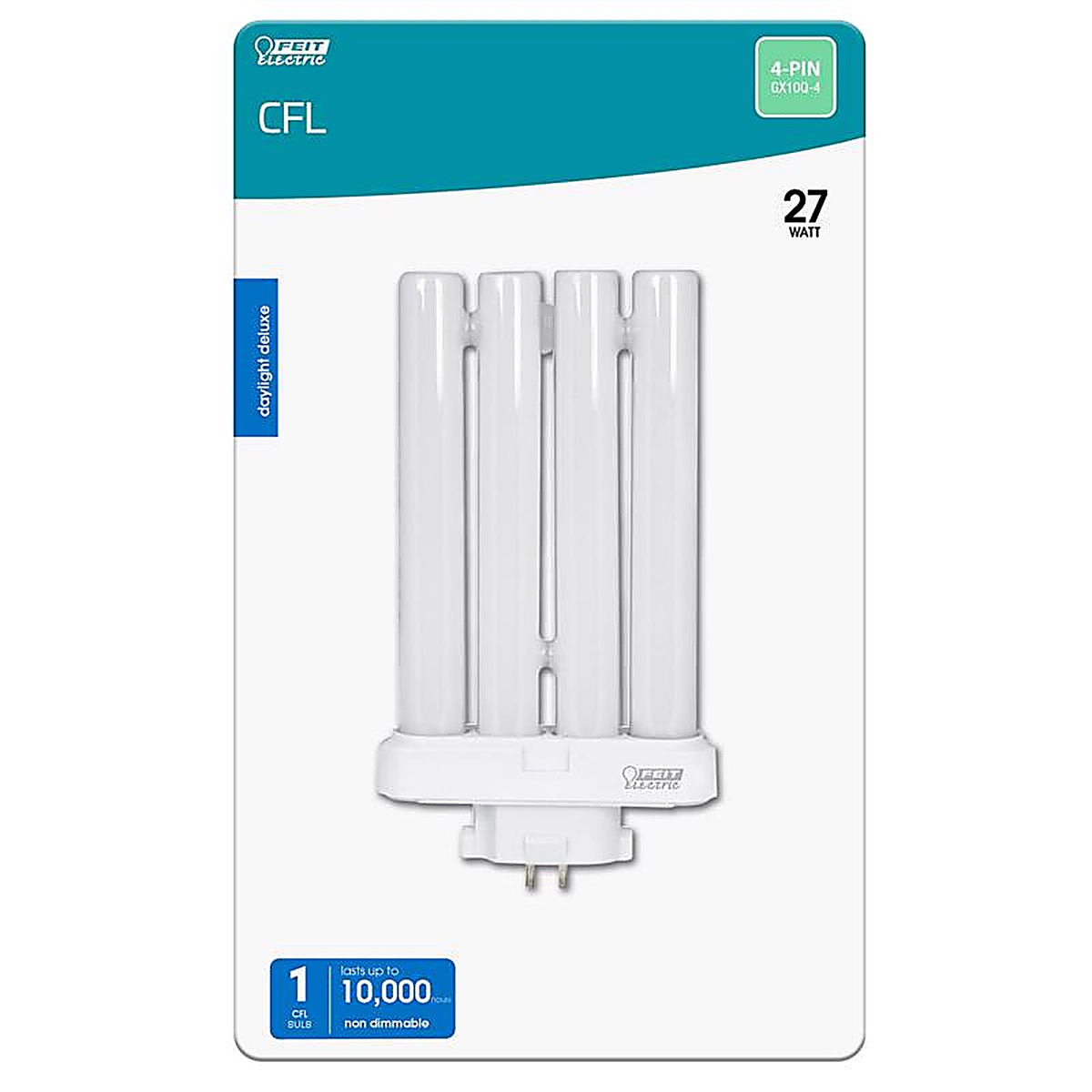 Feit - BPPL27F/65K - 27 W Pl 5.875 In. L Cfl Bulb Daylight Specialty 6500 K 1 Pack