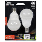 Feit Electric BPA1560N/927CA2 Enhance A15 E17 (Intermediate) LED Bulb Soft White 60 W 2 pk