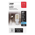 Feit - BPG40/850/LED - T4 G9 LED Bulb Daylight 40 Watt Equivalence 1 Pack