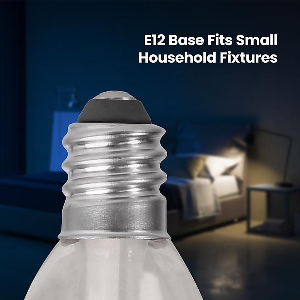 Feit Electric BP7C7/827/LED/4 C7 E12 (Candelabra) LED Bulb Soft White 7 W 4 pk