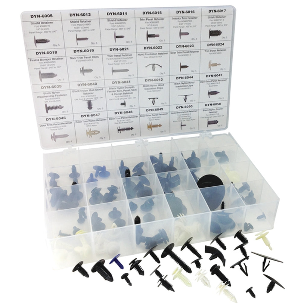 ATD 39352 120 Pc. Master Ford Retainer Assortment
