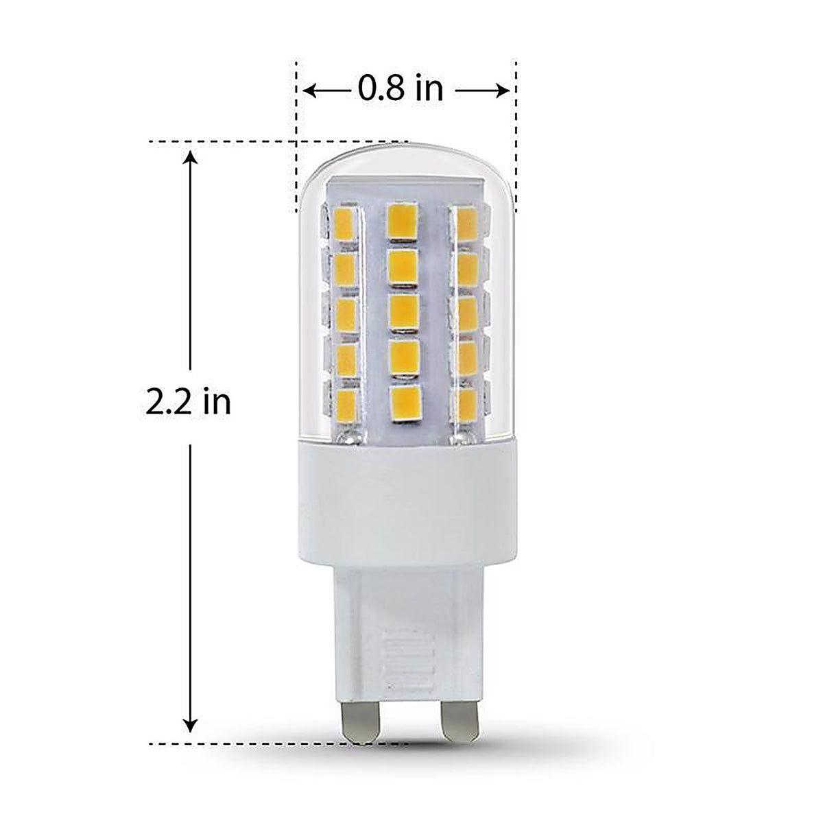 Feit Electric G940/830/LED G9 Bi-Pin LED Bulb Warm White 40 W 1 pk
