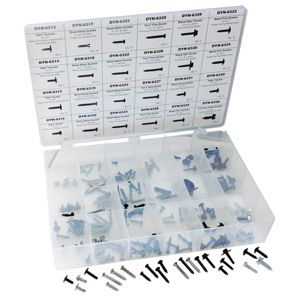 ATD - 39359 - 185 Piece Master Universal Trim Screw Assortment