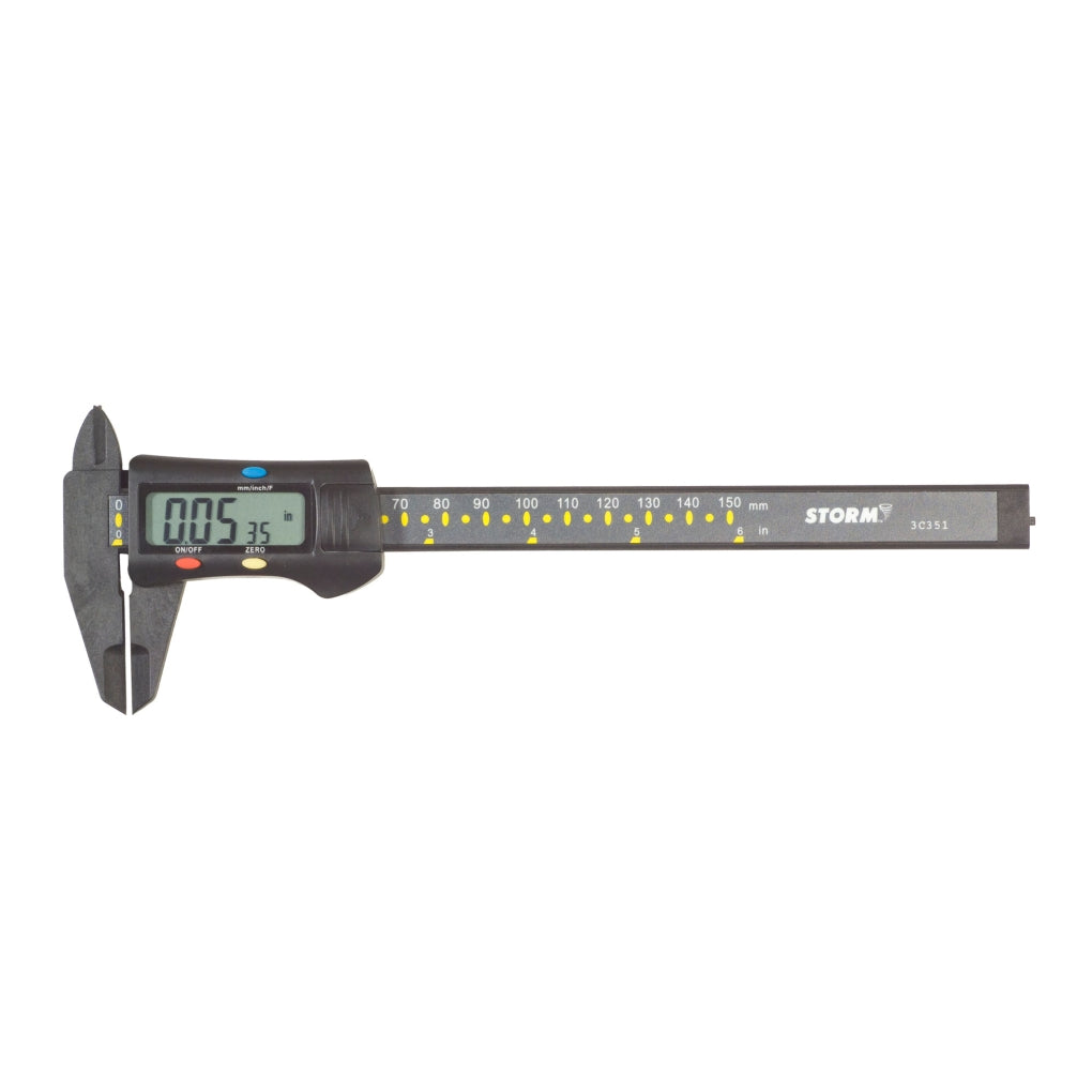 Central Tools 3C351 Carbon Fiber Digital Caliper