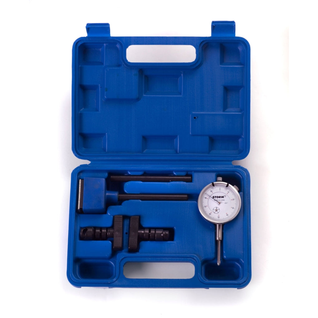 Central Tools 3D101 Long Range Dial Indicator Test Set with Magnetic Base