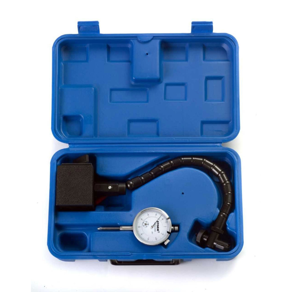 Central Tools 3D102 0 to 1 Dial Indicator with Magnetic Base