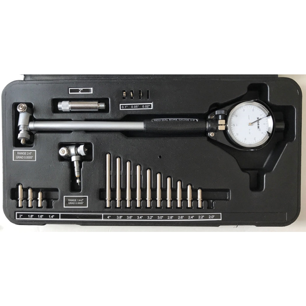 Central Tools 3D302 Extended Range Dial Bore Gauge
