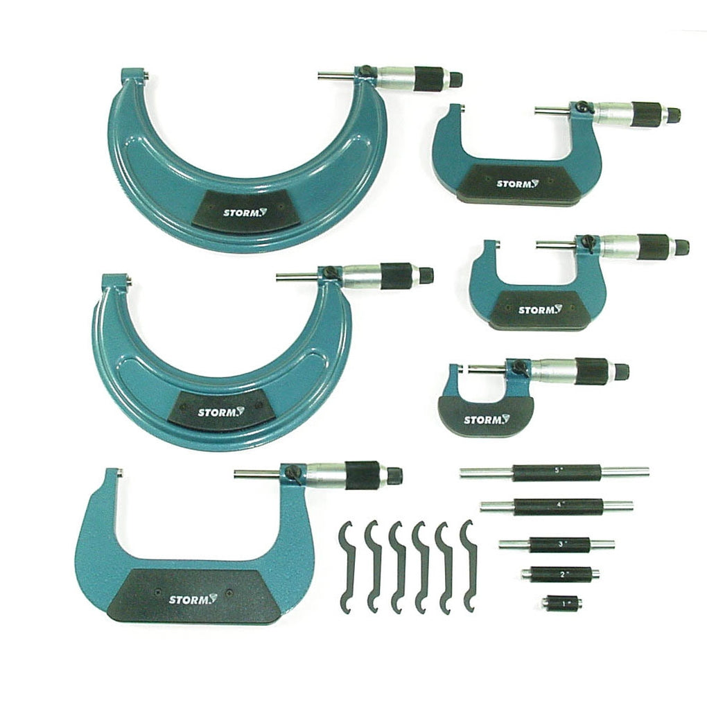 Central Tools 3M116 6pc Set Conventional micrometer