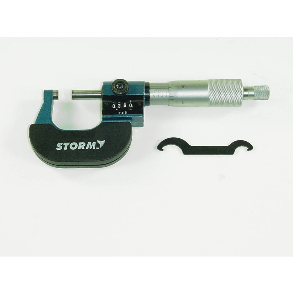 Central Tools 3M201 Micrometer Mechanical Digital, 0-1in.