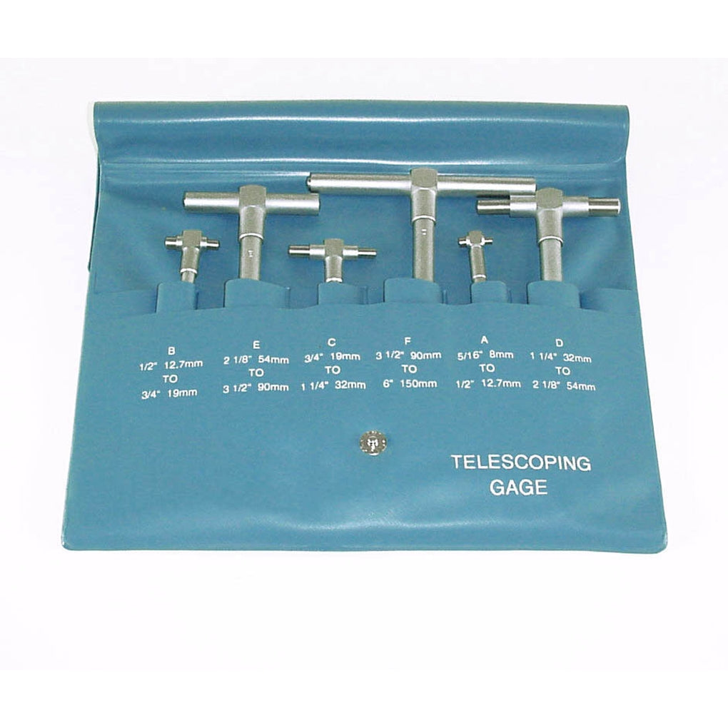 Central Tools 3S116 6 Piece Heavy Duty Telescopic Gauge Set