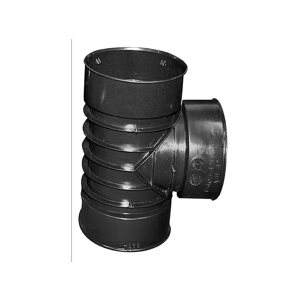 Advanced Drainage Systems 0421AA 4 in. Snap x 4 in. Dia. Snap Polyethylene Tee