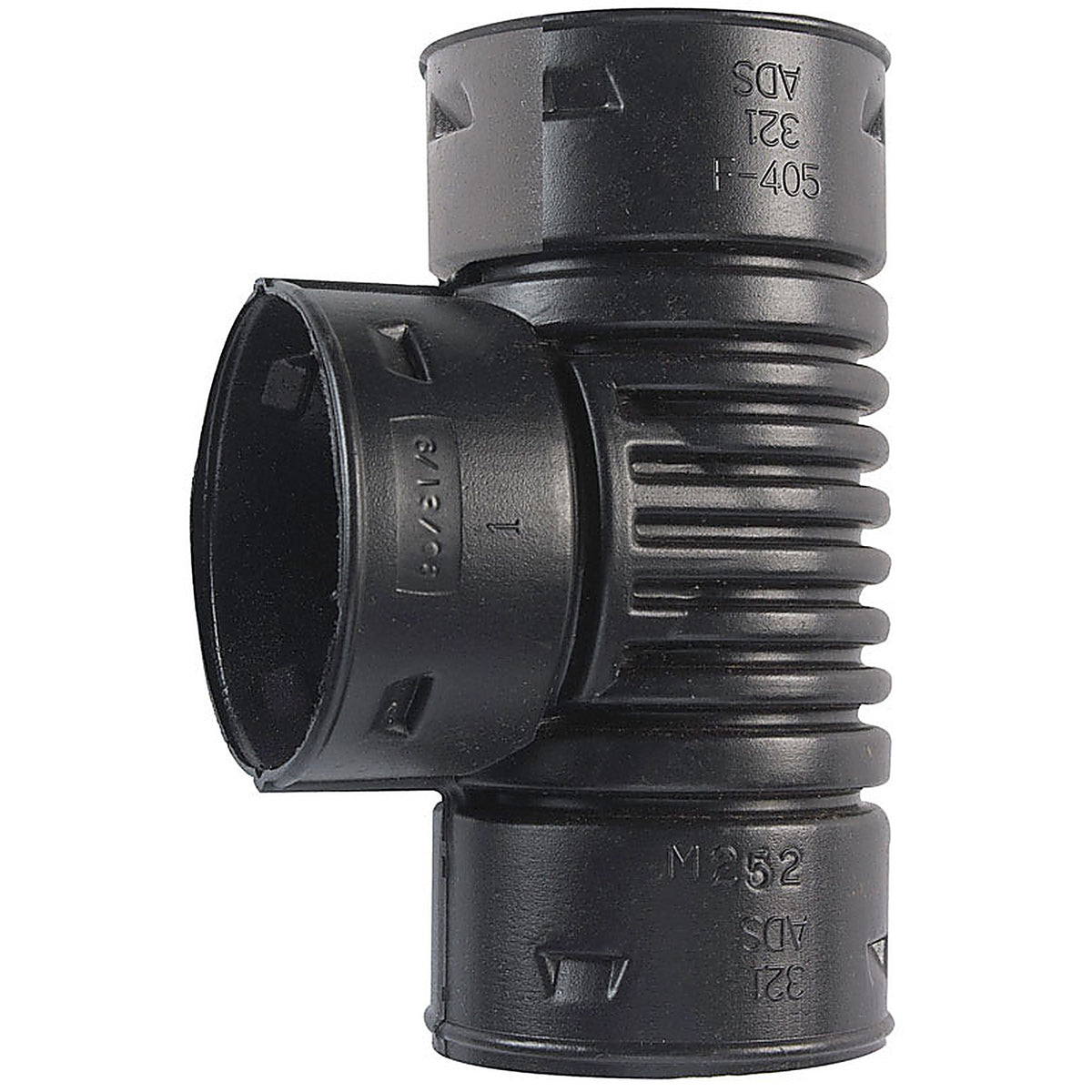 Advanced Drainage Systems 0321AA 3 in. Snap x 3 in. Dia. Snap Polyethylene Tee