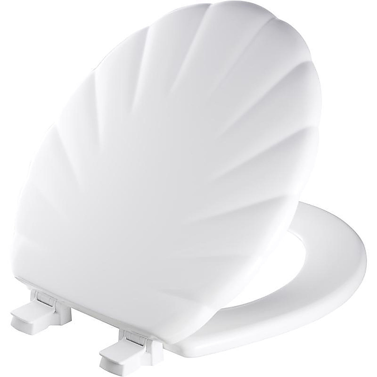 Bemis 22ECA000 Mayfair Never Loosens Round White Molded Wood Toilet Seat