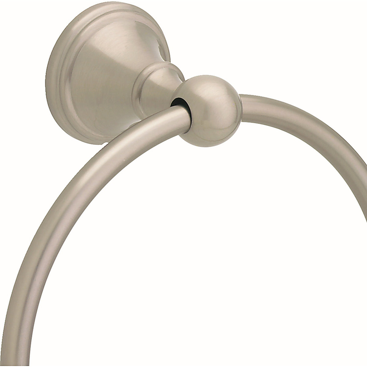 Delta 138033 Crestfield Satin Nickel Towel Ring Die Cast Zinc