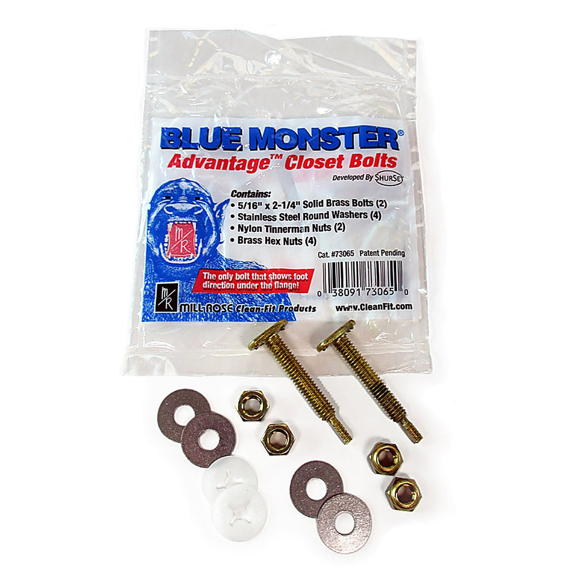 Blue Monster 73065 Advantage Closet Bolts