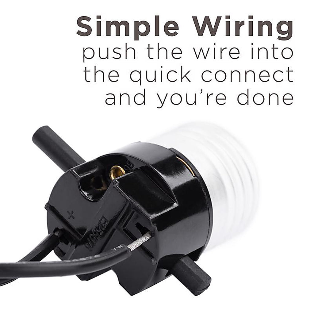 STZ Industries - 368 LAMP2 - Black U Turn Lamp