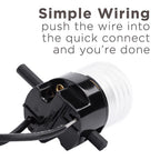 STZ Industries - 368 LAMP2 - Black U Turn Lamp