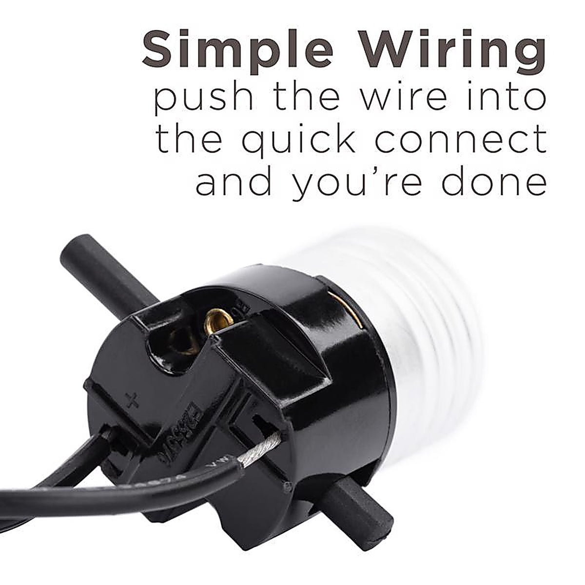 STZ Industries - 368 LAMP2 - Black U Turn Lamp