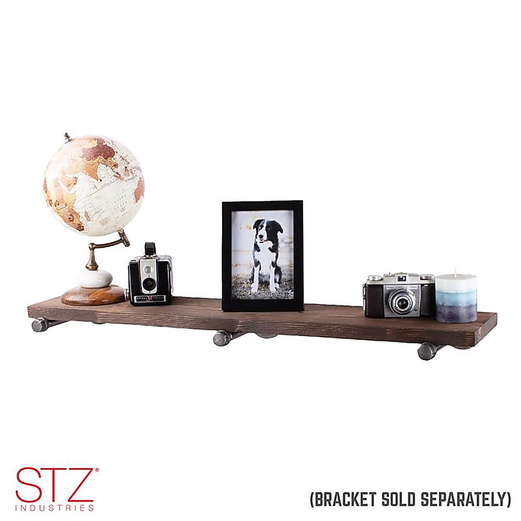 STZ Industries - 361 WOOD36-TB - 7/8 H X 7-1/4 in. W X 36 in. L Brown Shelf Trail 1 pk