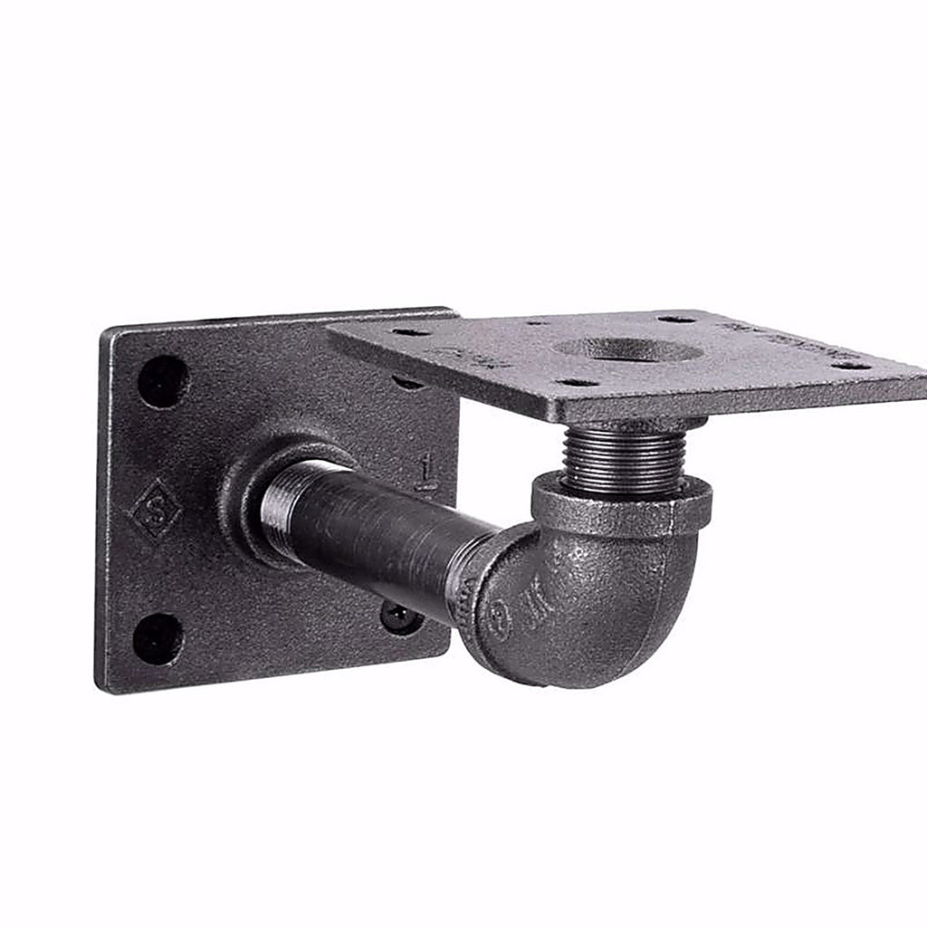 STZ Industries 366126SQSCONCE Black Steel Shelf Bracket 6 in. L