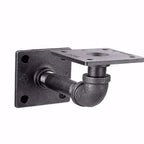STZ Industries 366126SQSCONCE Black Steel Shelf Bracket 6 in. L