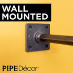 STZ Industries 366126SQSCONCE Black Steel Shelf Bracket 6 in. L