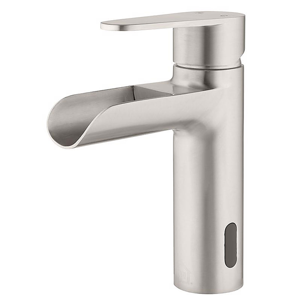 Homewerks 29-B413S-HW Waterfall Brushed Nickel Motion Sensing Single-Handle Bathroom Sink Faucet 2 in.