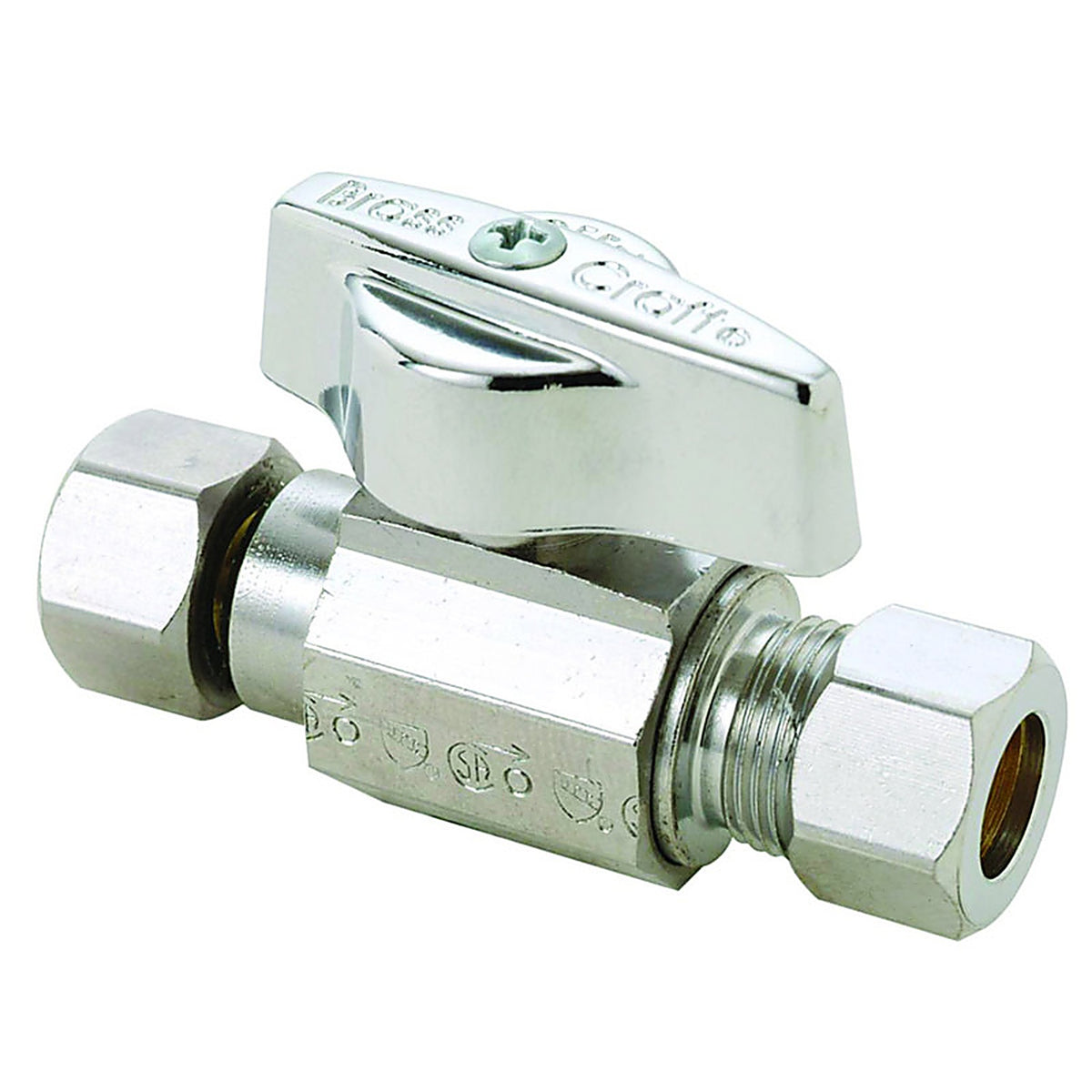 Brasscraft KTCR11FXC1 3/8 in. Brass Compression Ball Valve