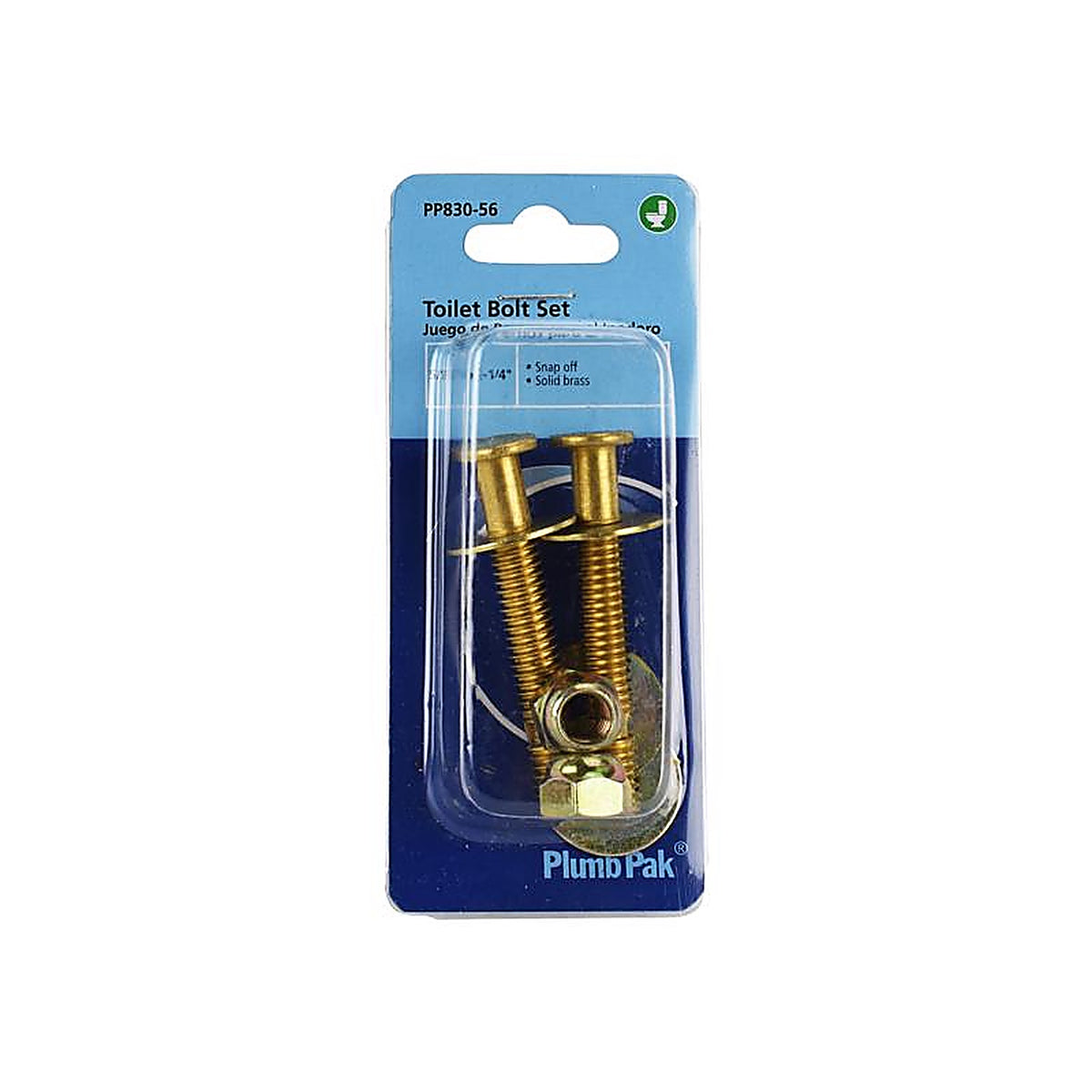 Plumb Pak PP830-56 Toilet Bolt Set Antique Brass