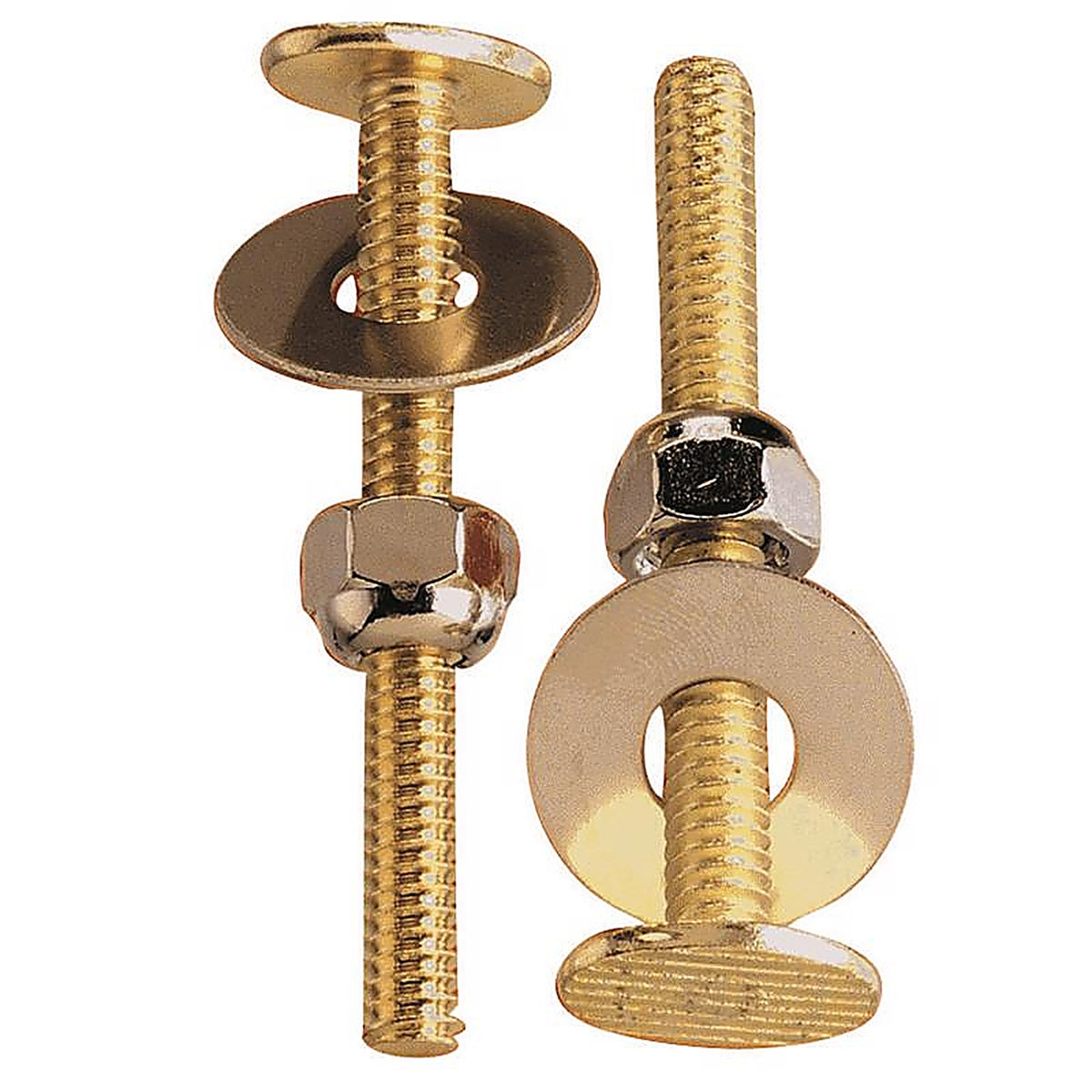 Plumb Pak PP835-16 Toilet Bolts Set Plated Brass For Universal