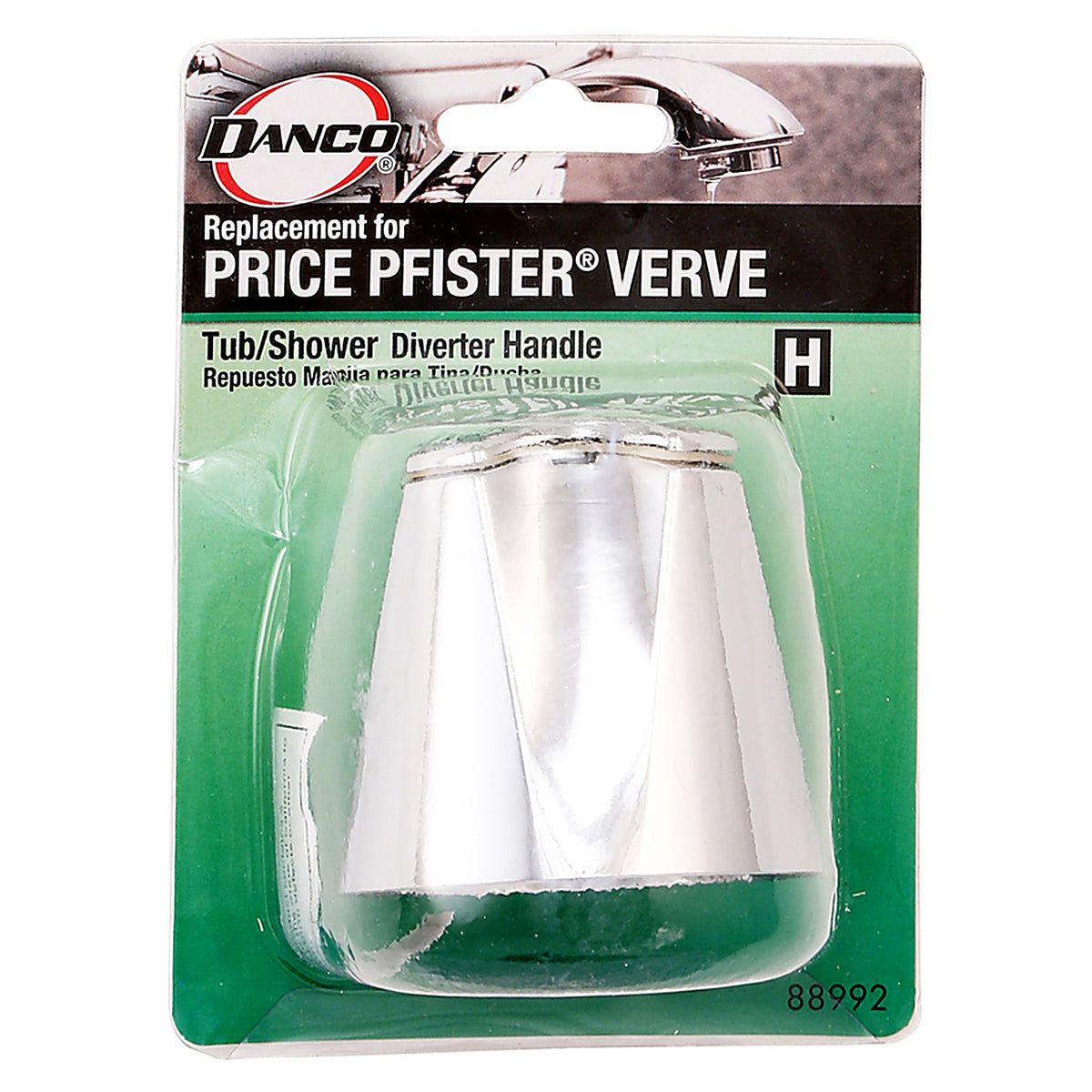 Danco 9D00088992 For Pfister Verve Chrome Tub and Shower Diverter Handle