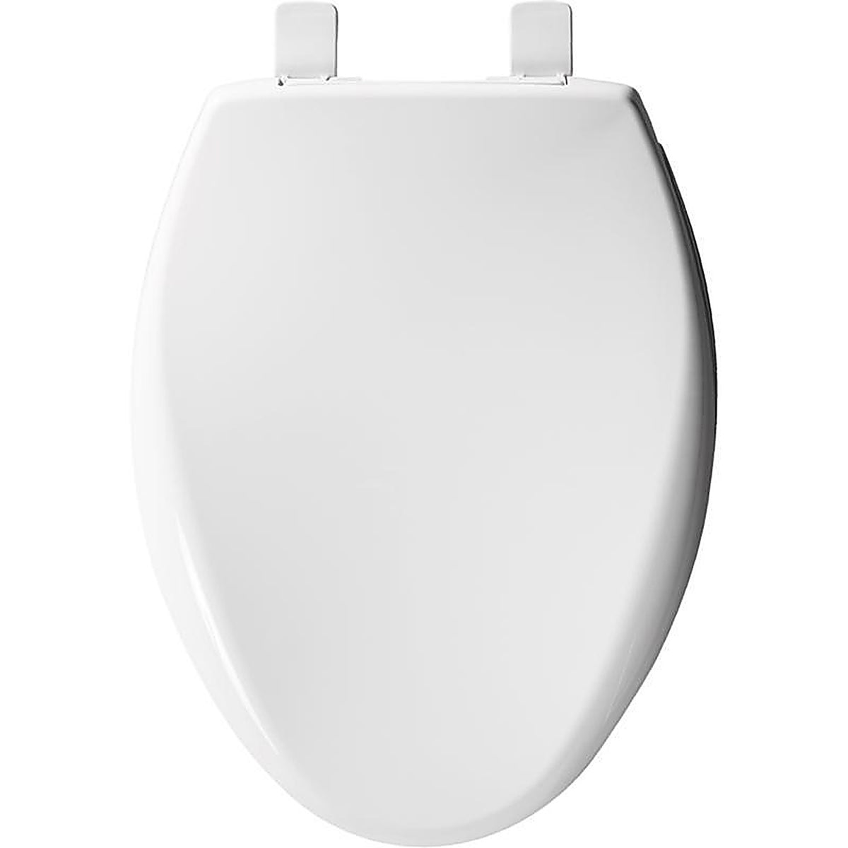 Bemis 187SLOW-000 Mayfair Slow Close Elongated White Plastic Toilet Seat