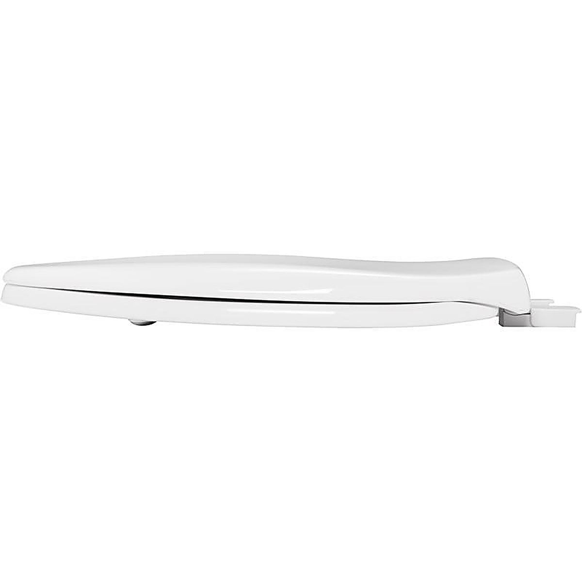 Bemis 187SLOW-000 Mayfair Slow Close Elongated White Plastic Toilet Seat