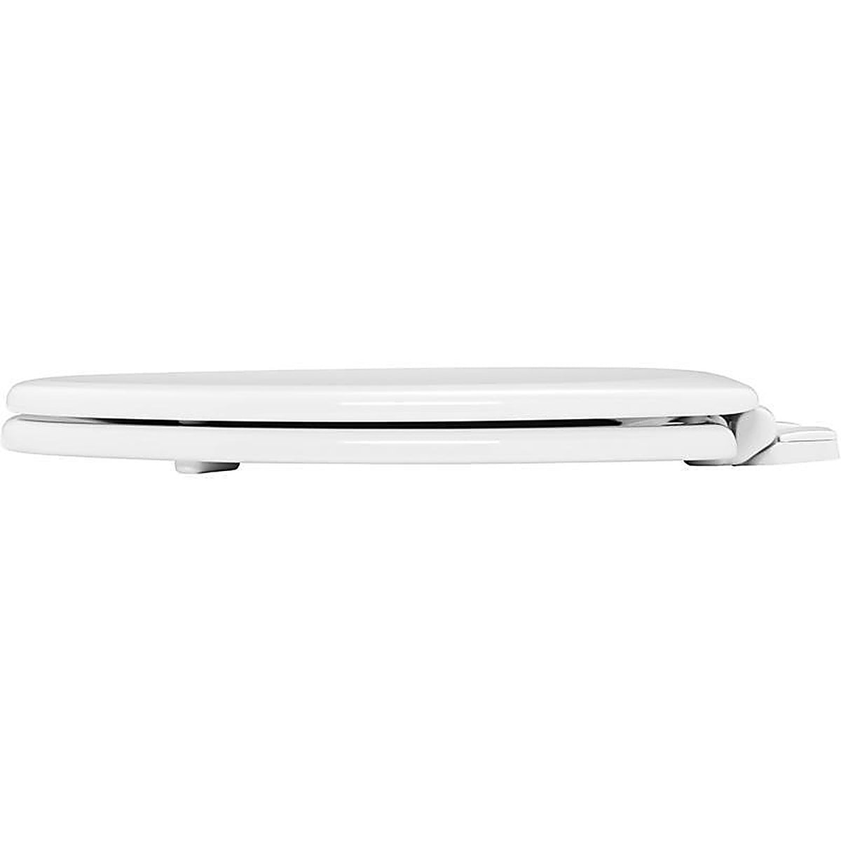 Bemis 143SLOW-000 Mayfair Slow Close Elongated White Molded Wood Toilet Seat