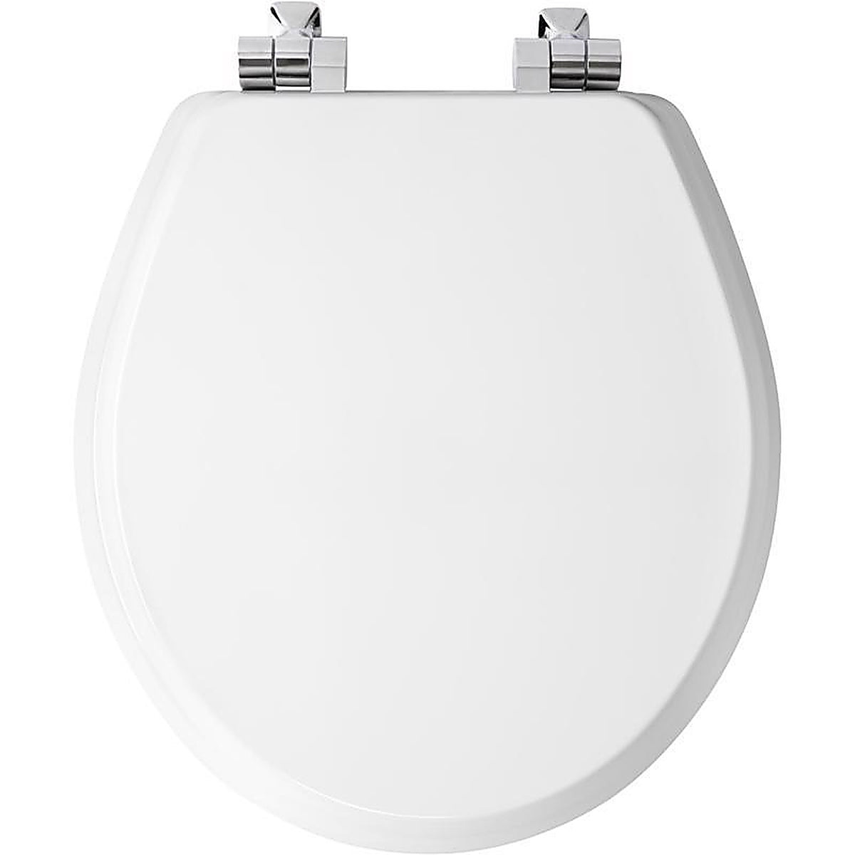 Bemis 26CHSL-000 Mayfair Slow Close Round White Molded Wood Toilet Seat