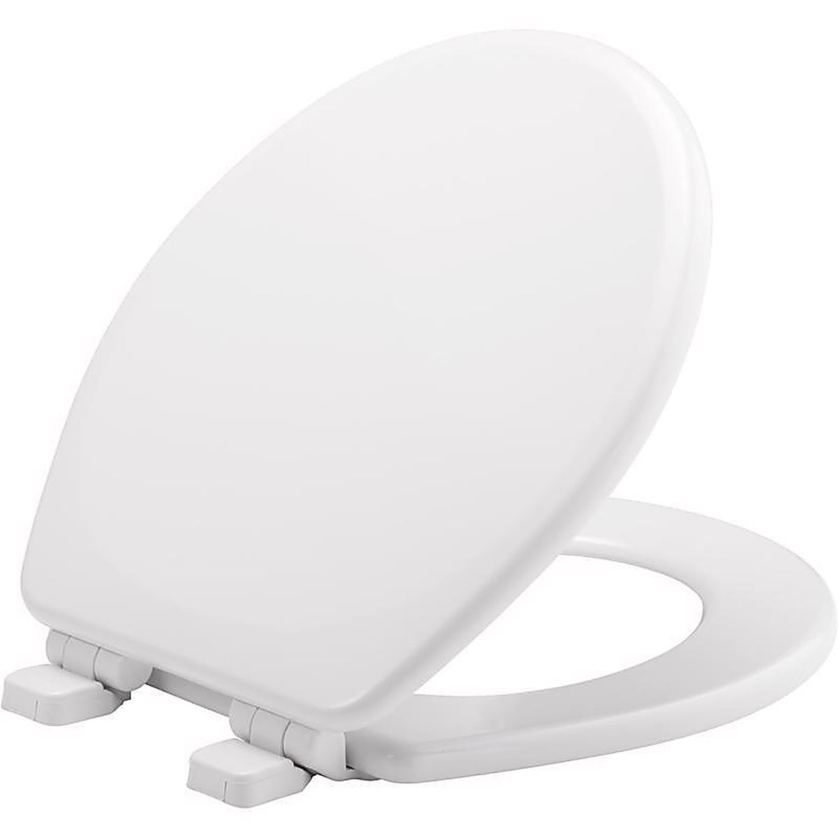 Bemis 43SLOW-000 Mayfair Slow Close Round White Molded Wood Toilet Seat