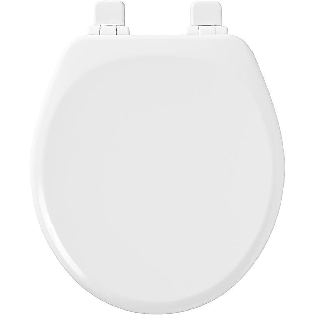 Bemis 43SLOW-000 Mayfair Slow Close Round White Molded Wood Toilet Seat
