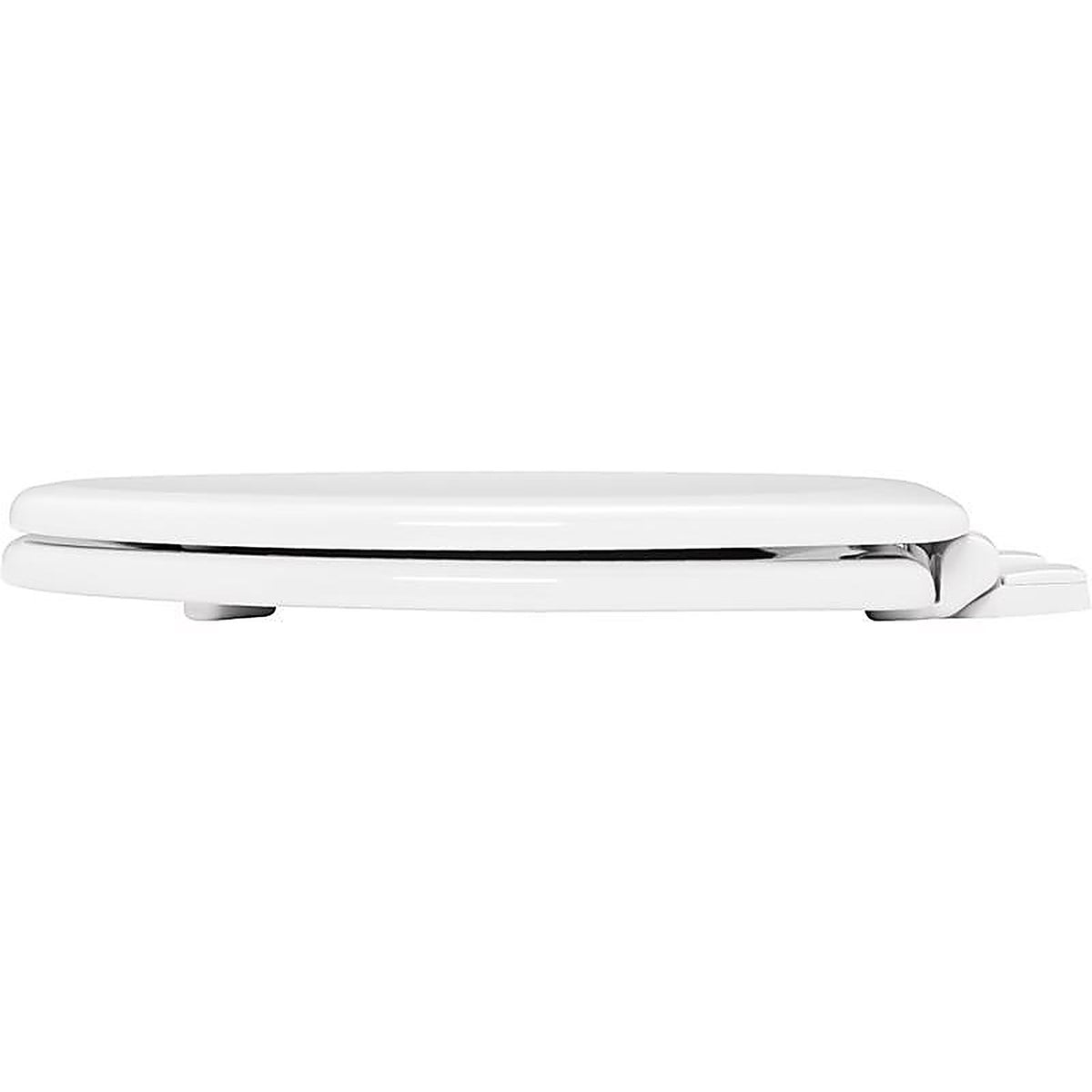 Bemis 43SLOW-000 Mayfair Slow Close Round White Molded Wood Toilet Seat