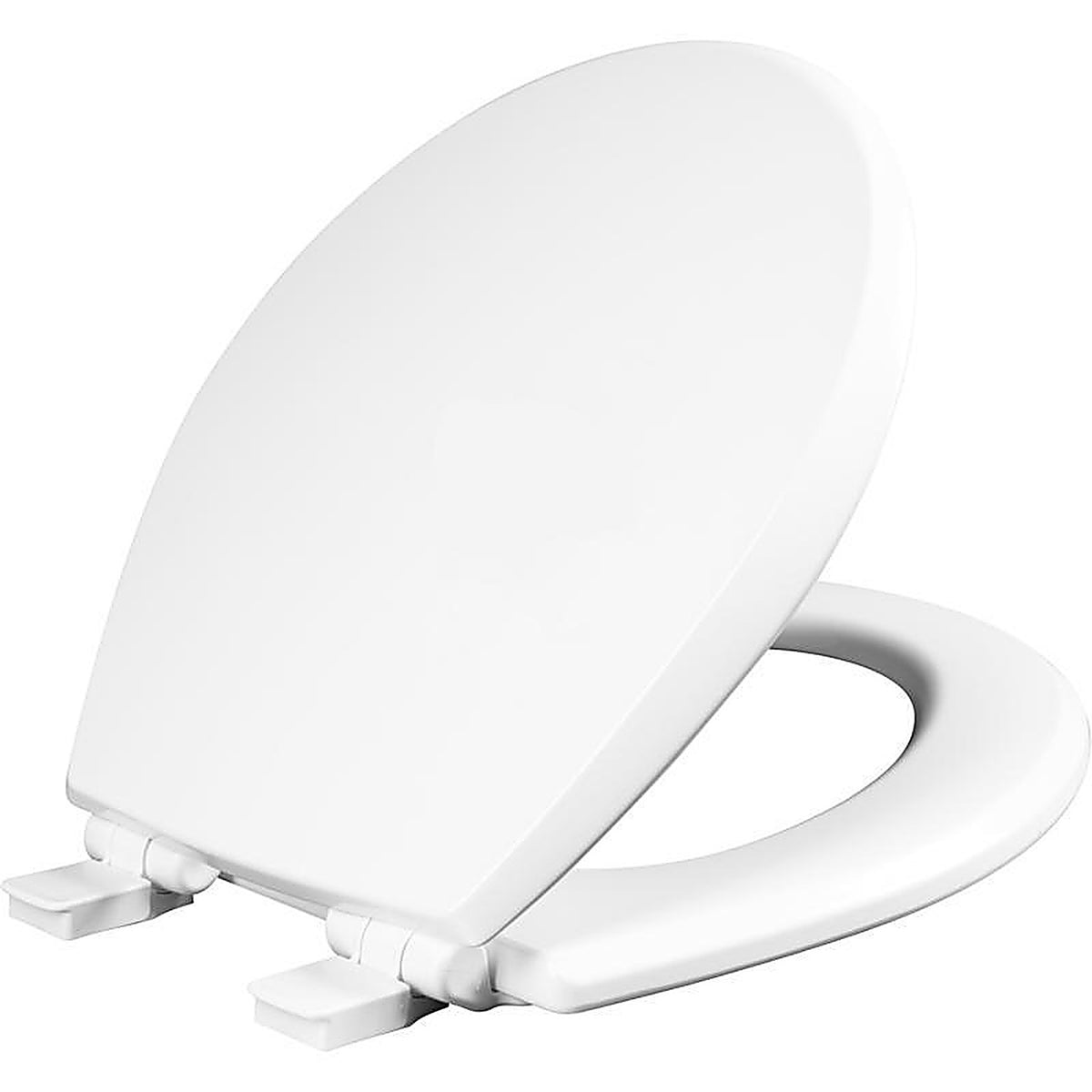Bemis 47SLOW-000 Mayfair Slow Close Round White Molded Wood Toilet Seat