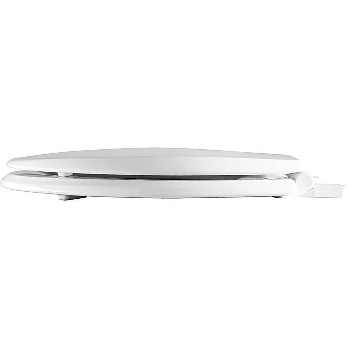 Bemis 47SLOW-000 Mayfair Slow Close Round White Molded Wood Toilet Seat