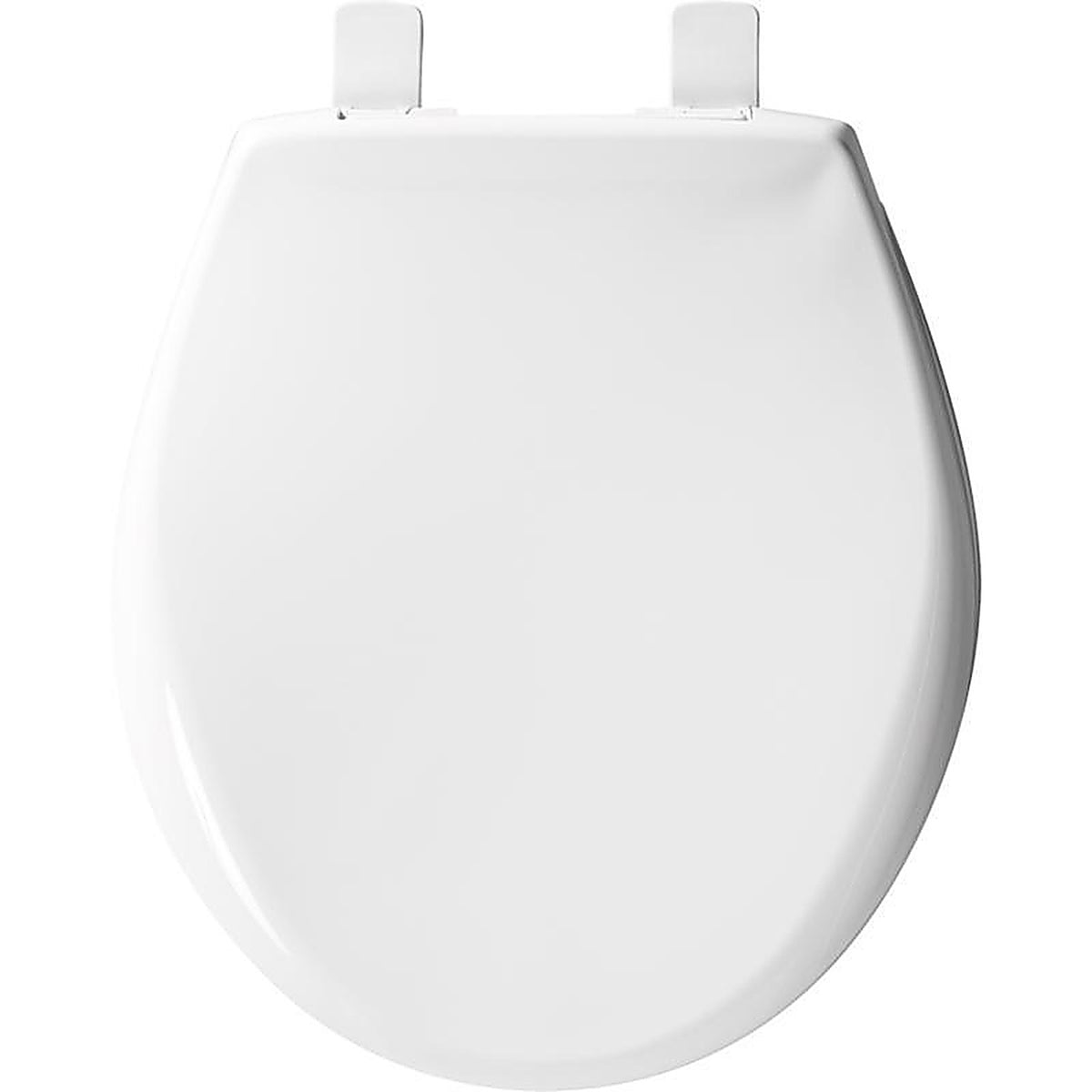 Bemis 87SLOW-000 Mayfair Slow Close Round White Plastic Toilet Seat
