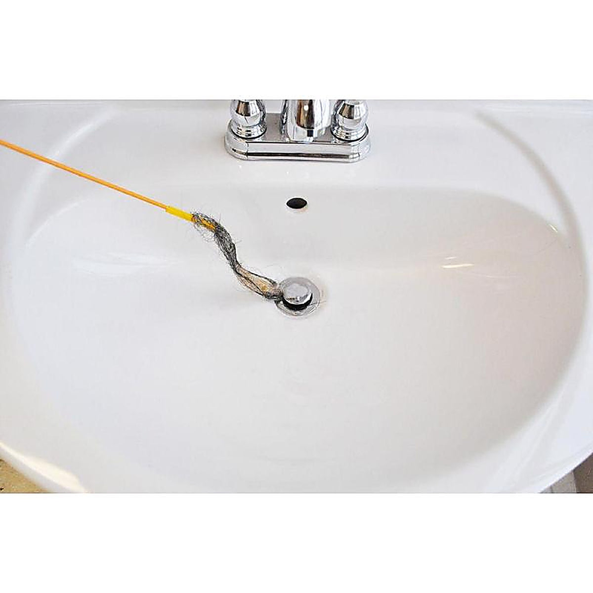 Flexisnake - DWPSK2B - the Drain Weasel 1.5 Ft. L Hair Clog Tool Starter Kit