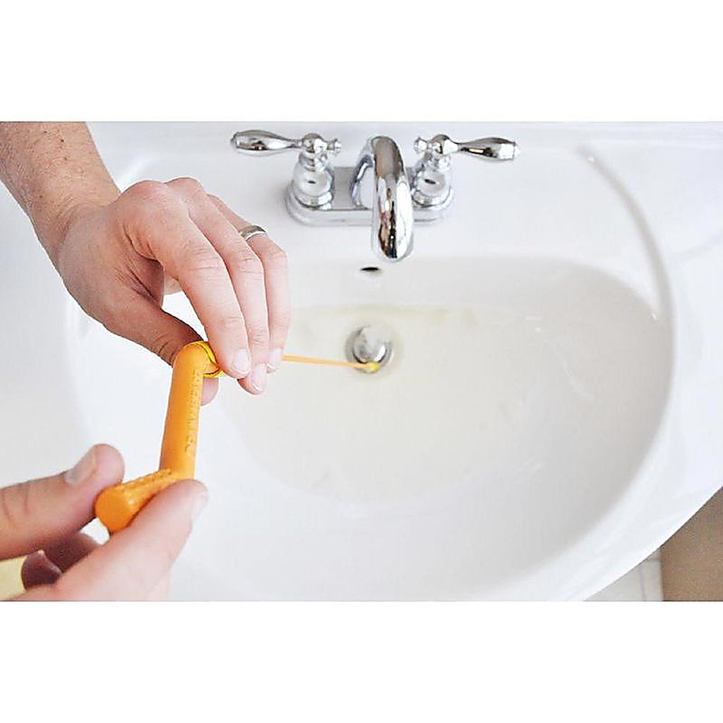 Flexisnake - DWPSK2B - the Drain Weasel 1.5 Ft. L Hair Clog Tool Starter Kit