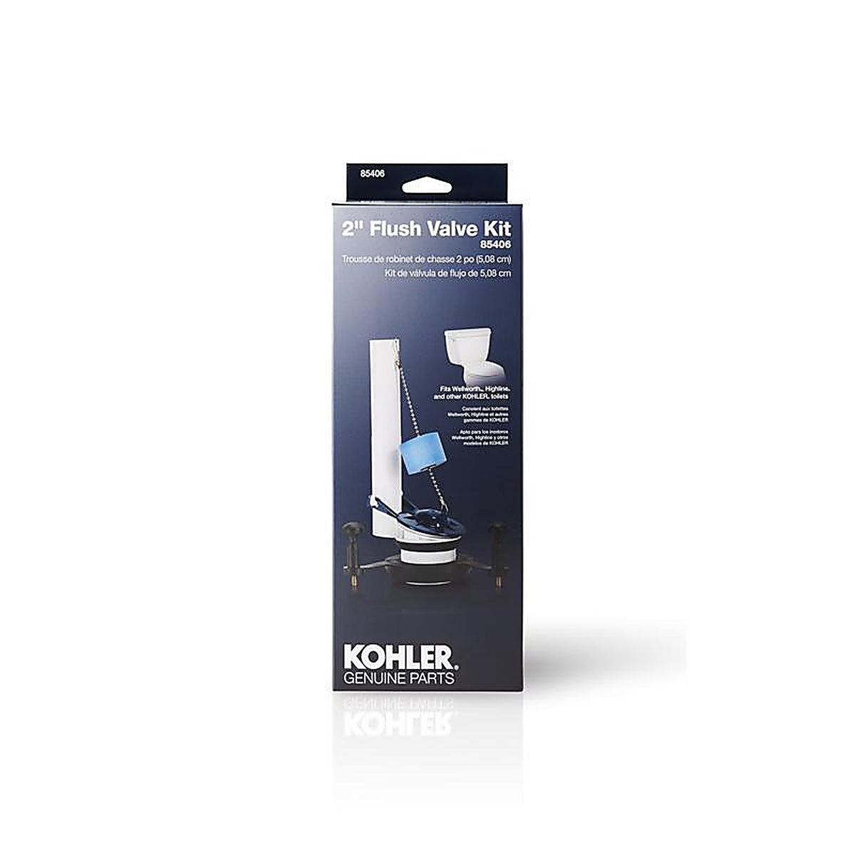 Kohler 85406 Flush Valve Kit For 2 inch Toilet