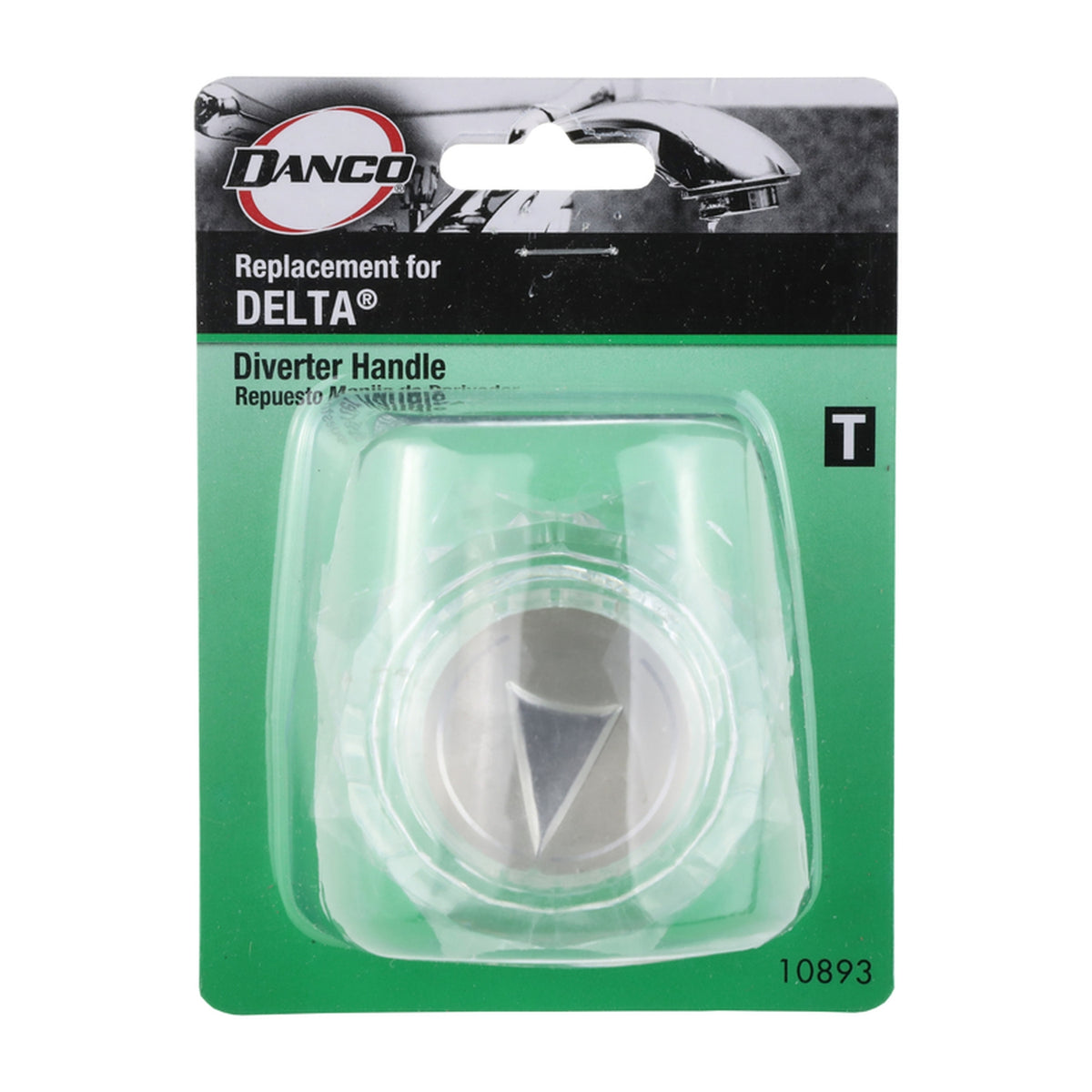 Danco 9D00010893 For Delta Clear Bathroom, Tub and Shower Diverter Handle