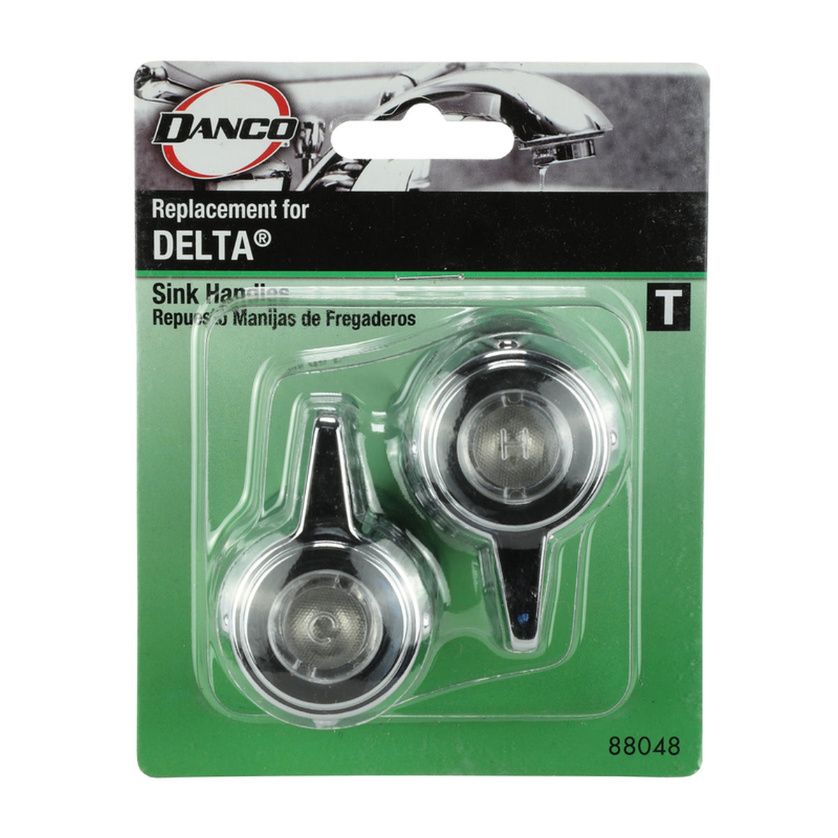 Danco 9D00088048 For Delta Chrome Bathroom and Kitchen Faucet Handles