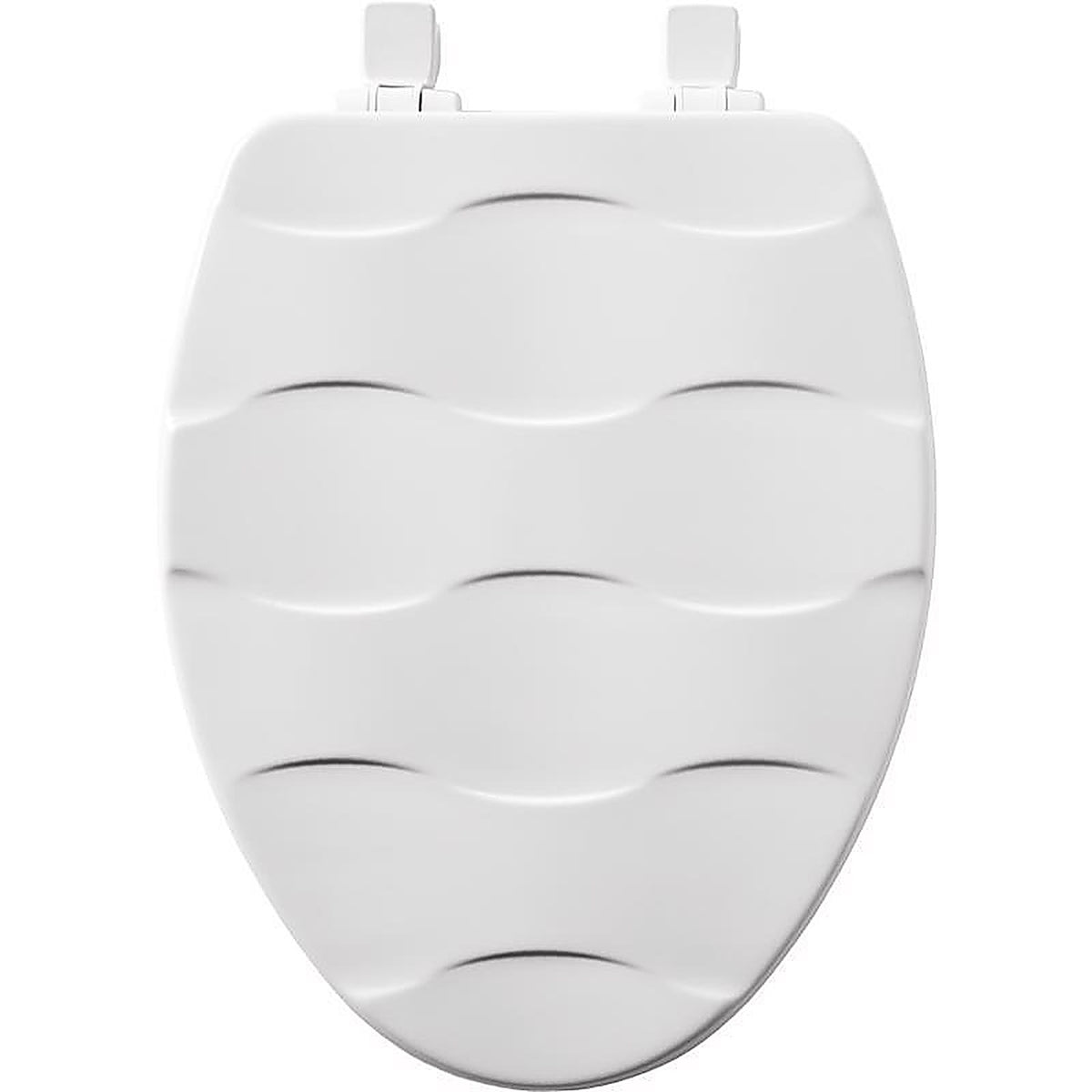 Bemis 133SLOW-000 Mayfair Slow Close Elongated White Enameled Wood Toilet Seat