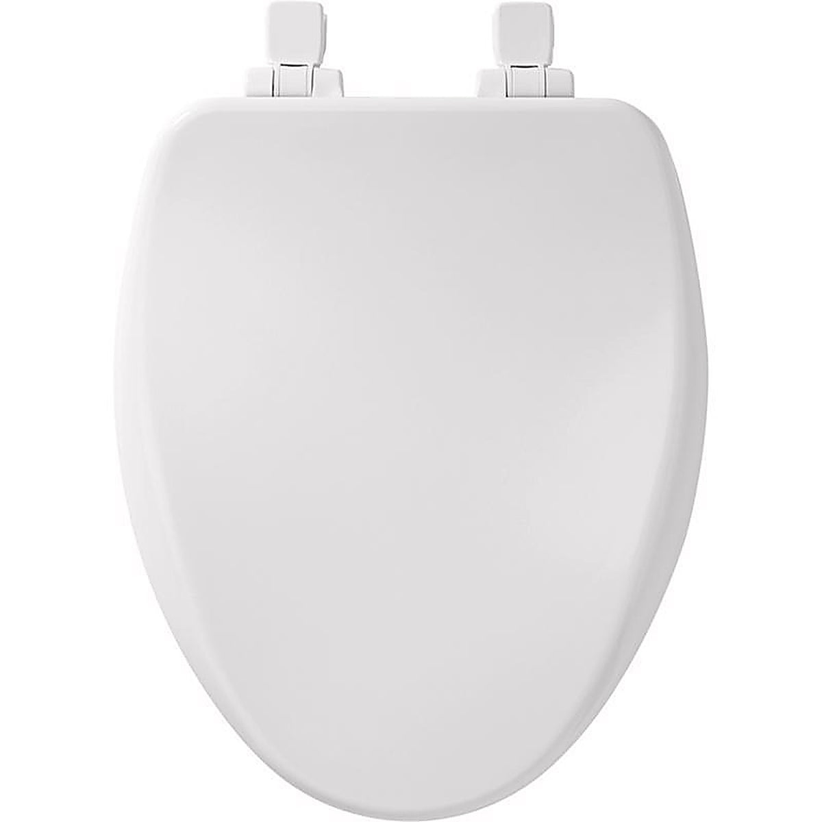 Bemis 164SLOW-000 Mayfair Slow Close Elongated White Enameled Wood Toilet Seat
